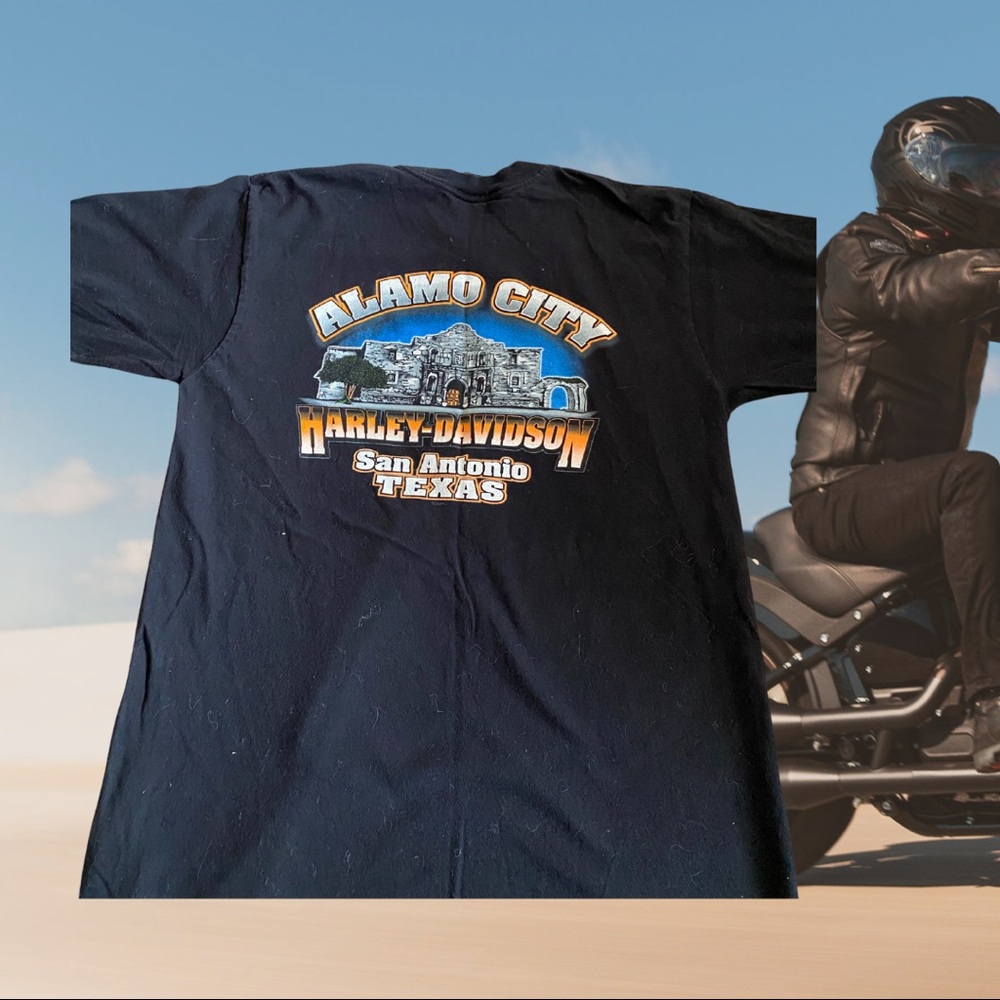 2004 Alamo City Harley Davidson Tee